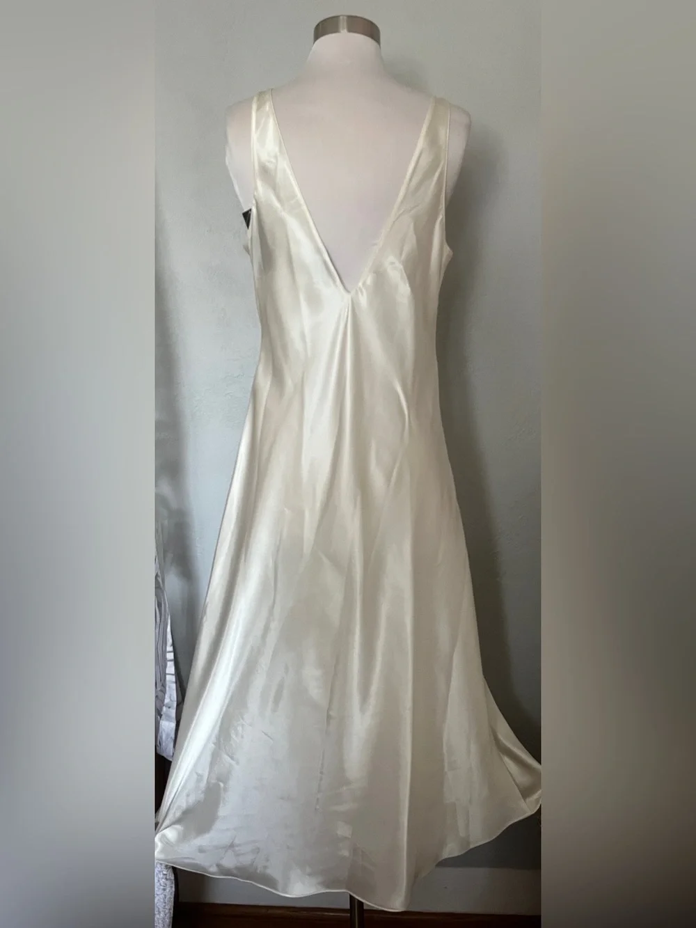NWT Jones New York Intimates Bridal Slip Dress Nightgown Ivory Lingerie Sz L - Picture 8 of 9